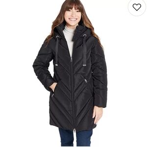 Nine West Black Puffer Jacket